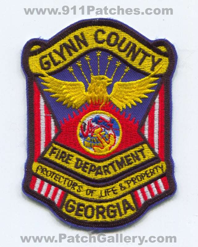 Glynn County Fire Department Patch Georgia GA