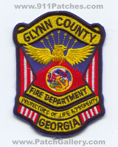 Glynn County Fire Department Patch Georgia GA