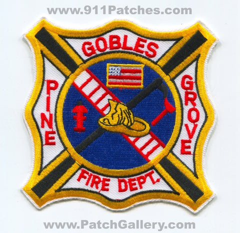 Gobles Pine Grove Fire Department Patch Michigan MI