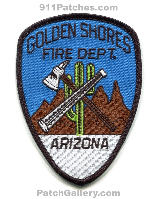 Golden Shores Fire Department Patch Arizona AZ