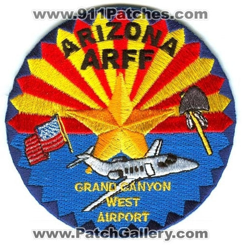 Grand Canyon West Airport Fire Department ARFF Patch Arizona AZ