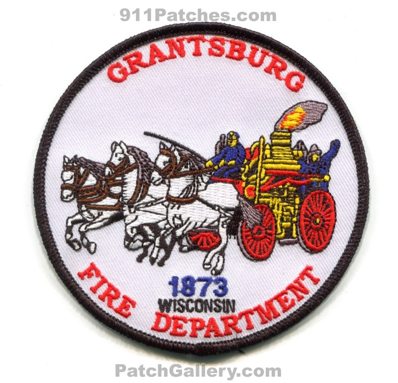 Grantsburg Fire Department Patch Wisconsin WI