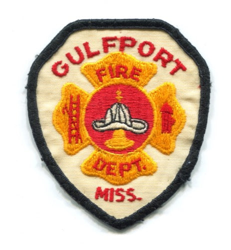 Gulfport Fire Department Patch Mississippi MS
