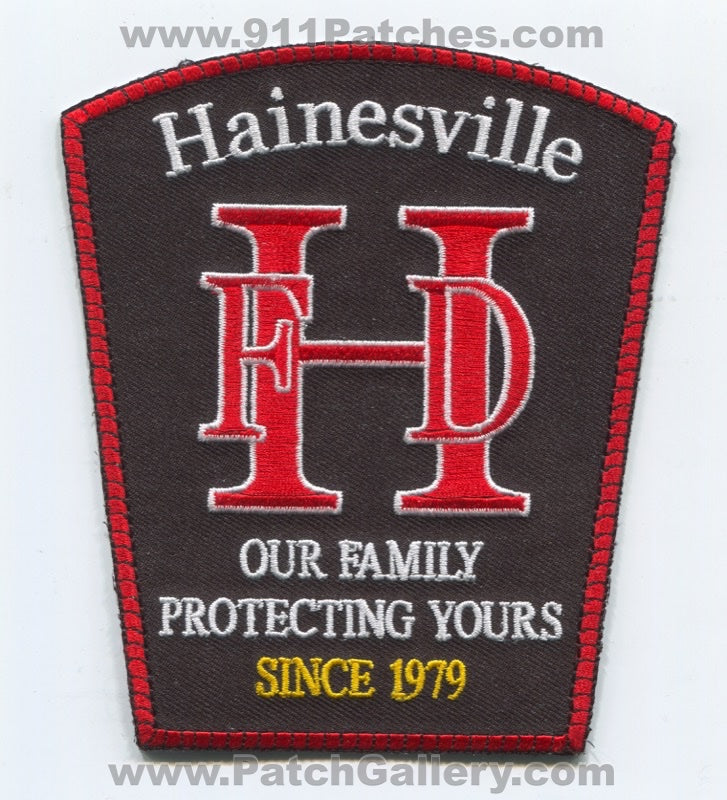 Hainesville Fire Department Patch Texas TX