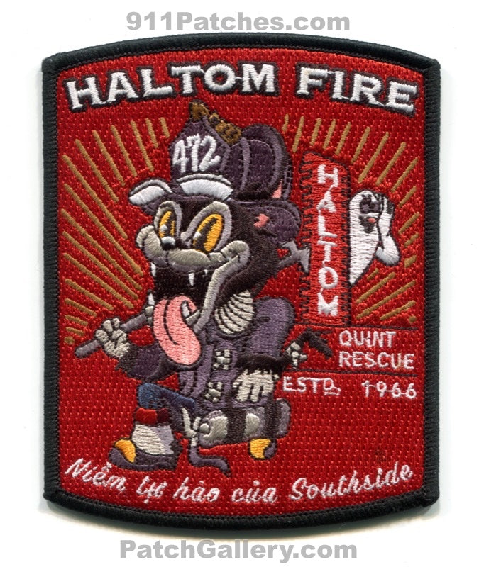 Haltom City Fire Department Quint 472 Patch Texas TX