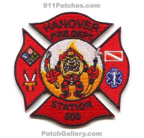 Hanover Fire Department Station 800 Patch West Virginia WV