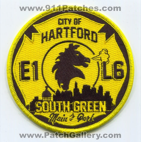 Hartford Fire Department Engine 1 Ladder 6 Patch Connecticut CT