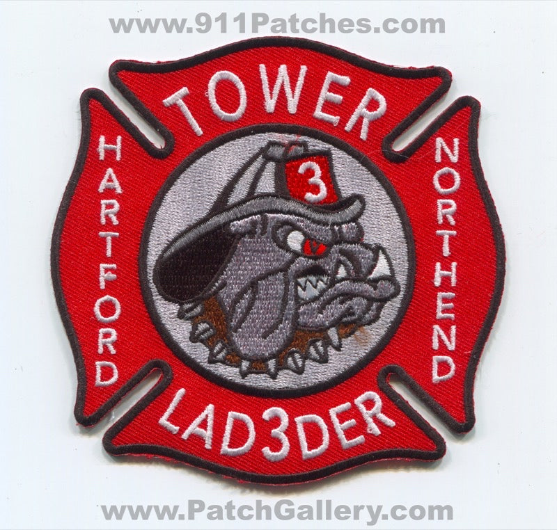 Hartford Fire Department Tower Ladder 3 Patch Connecticut CT