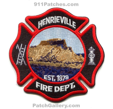 Henrieville Fire Department Patch Utah UT