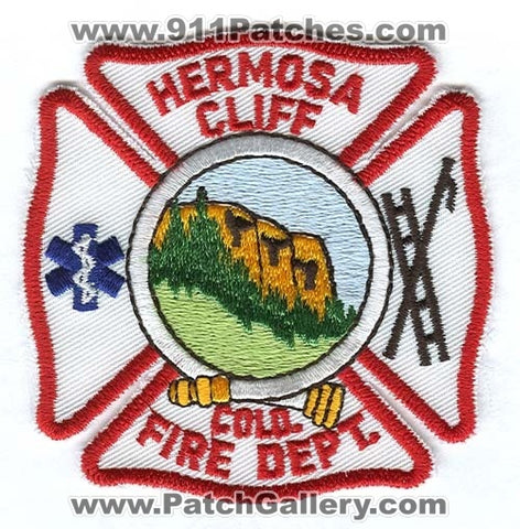 Hermosa Cliff Fire Department Patch Colorado CO