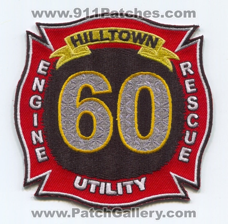 Hilltown Fire Department Station 60 Patch Pennsylvania PA