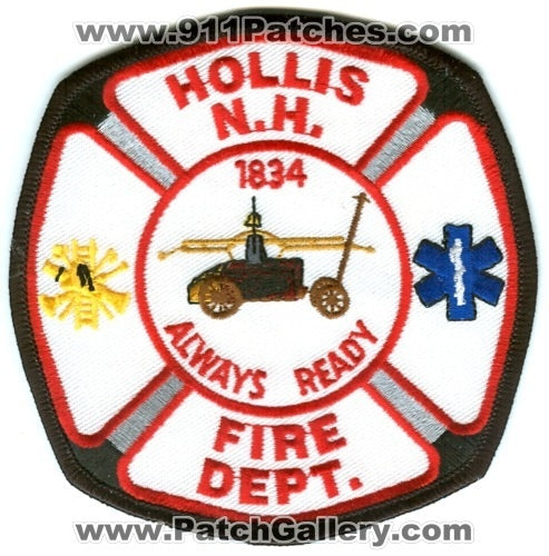 Hollis Fire Department Patch New Hampshire NH