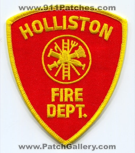 Holliston Fire Department Patch Massachusetts MA