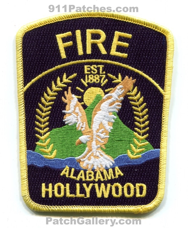 Hollywood Fire Department Patch Alabama AL