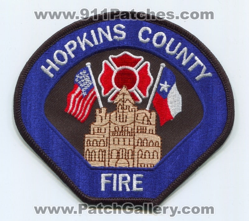 Hopkins County Fire Department Patch Texas TX