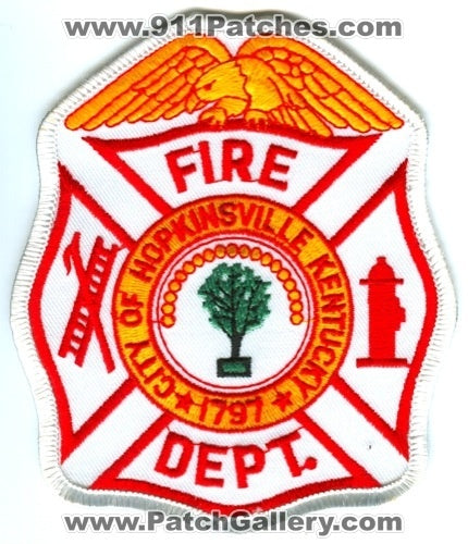 Hopkinsville Fire Department Patch Kentucky KY
