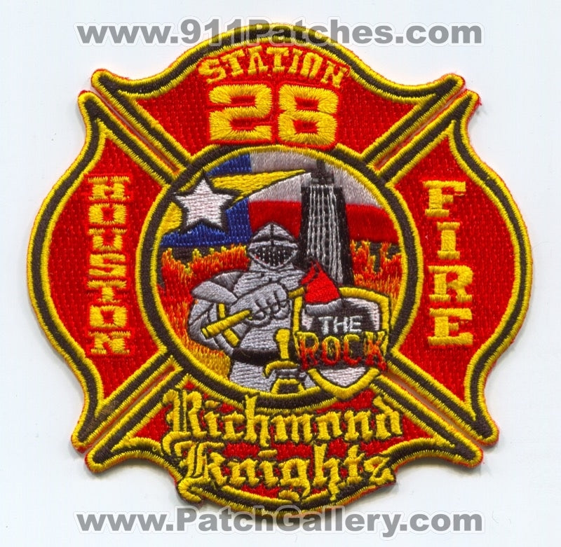 Houston Fire Department Station 28 Patch Texas TX