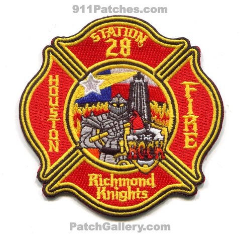 Houston Fire Department Station 28 Patch Texas TX