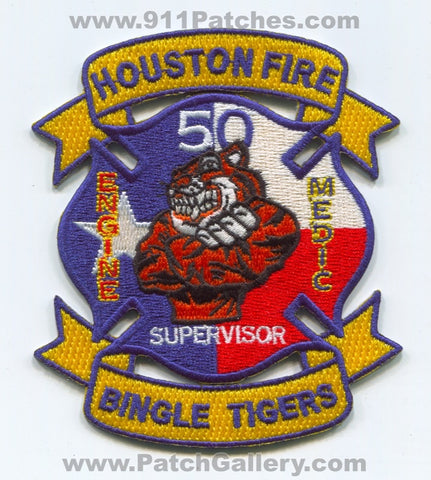 Houston Fire Department Station 50 Patch Texas TX