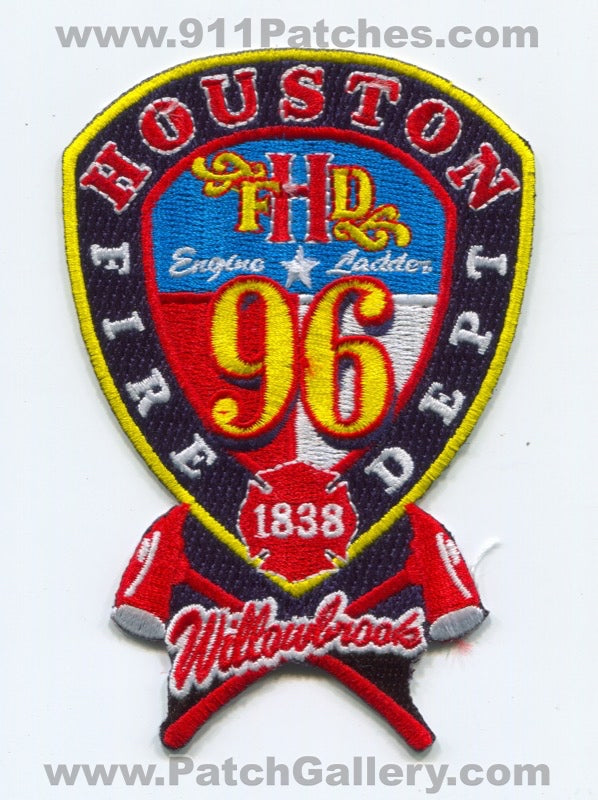 Houston Fire Department Station 96 Patch Texas TX