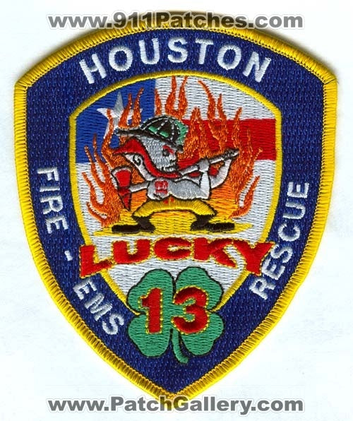 Houston Fire Department Station 13 Patch Texas TX