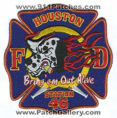 Houston Fire Department Station 46 Patch Texas TX