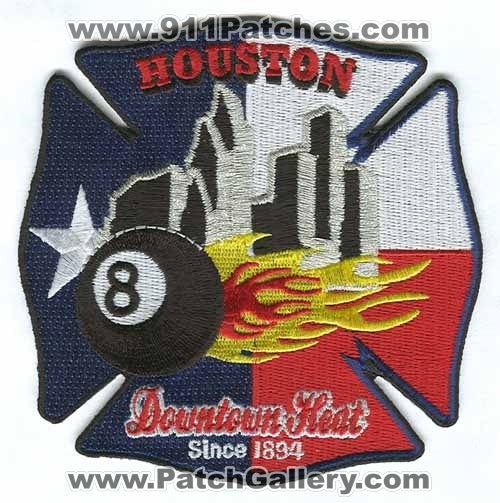 Houston Fire Department Station 8 Patch Texas TX