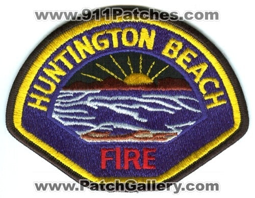 Huntington Beach Fire Department Patch California CA v2