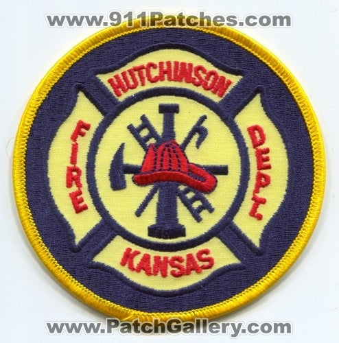 Hutchinson Fire Department Patch Kansas KS
