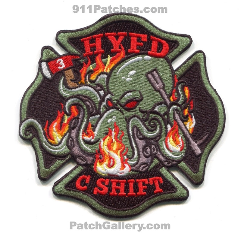 Hyannis Fire Department C Shift Patch Massachusetts MA