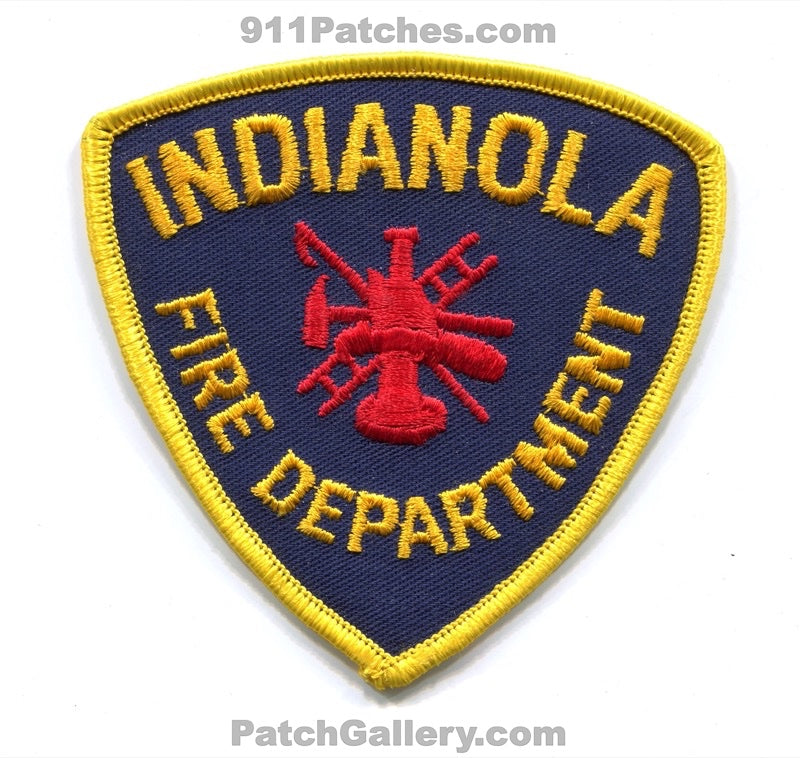 Indianola Fire Department Patch Iowa IA
