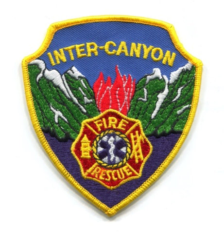 Inter-Canyon Fire Rescue Department Patch Colorado CO