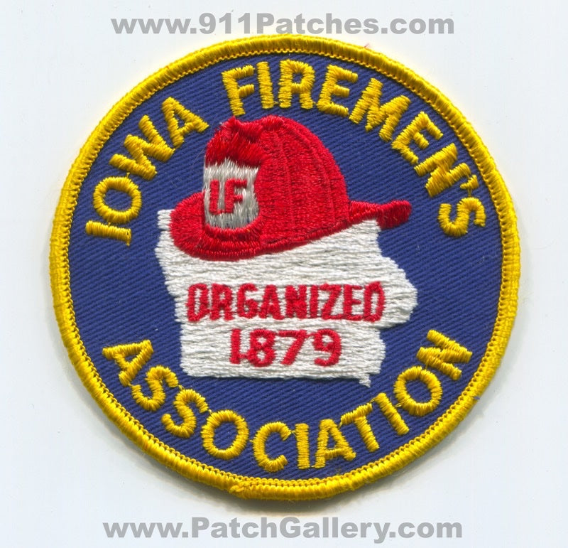Iowa Firemens Association Fire Department Patch Iowa IA