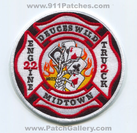 Jackson Fire Department Engine 22 Truck 2 Patch Tennessee TN