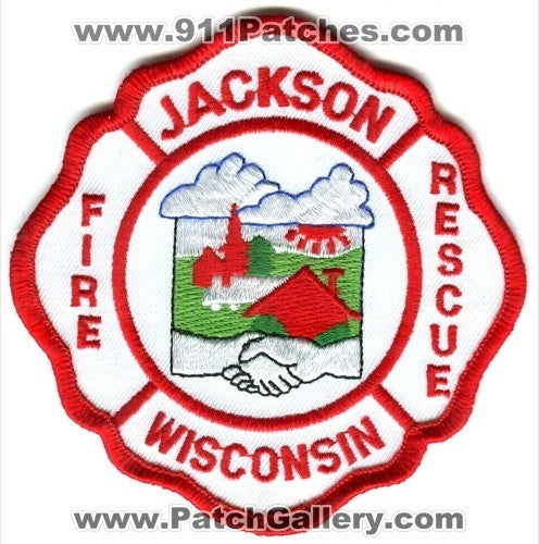 Jackson Fire Rescue Department Patch Wisconsin WI – 911Patches.com