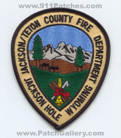 Jackson Teton County Fire Department Jackson Hole Patch Wyoming WY