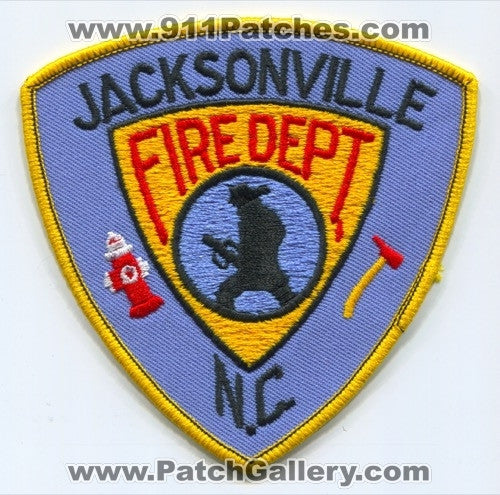 Jacksonville Fire Department Patch North Carolina NC