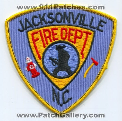 Jacksonville Fire Department Patch North Carolina NC