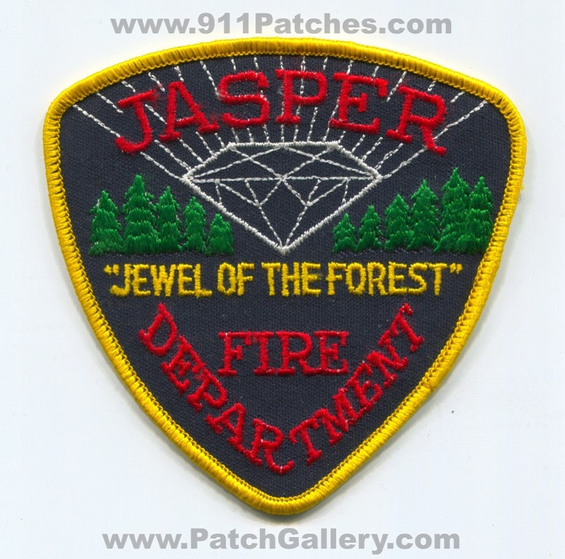 Jasper Fire Department Patch Texas TX