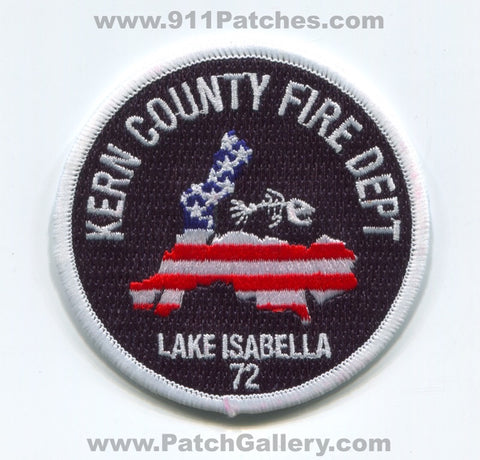 Kern County Fire Department Station 72 Lake Isabella Patch California CA