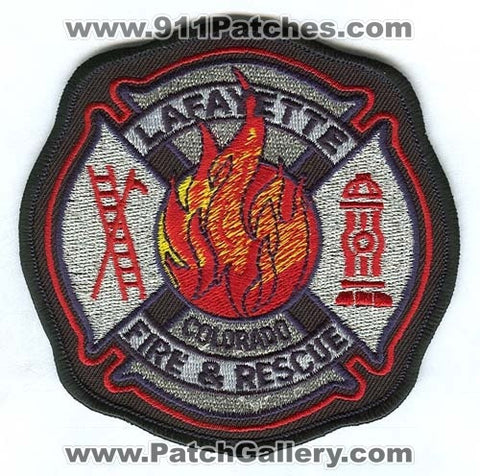 Lafayette Fire and Rescue Department Patch Colorado CO