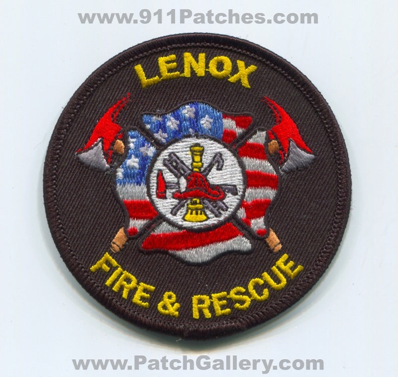 Lenox Fire and Rescue Department Patch Iowa IA