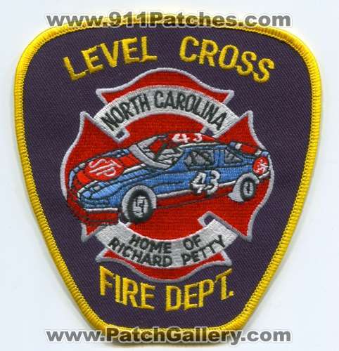 Level Cross Fire Department Patch North Carolina NC