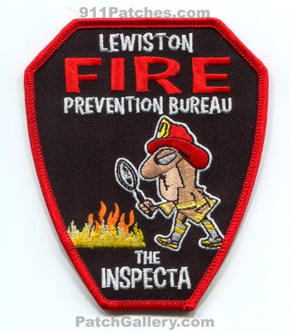 Lewiston Fire Department Prevention Bureau Patch Maine ME