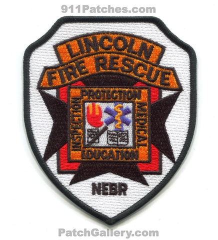 Lincoln Fire Rescue Department Patch Nebraska NE