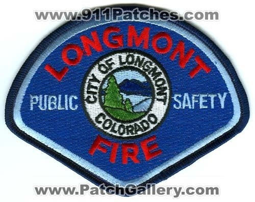 Longmont Fire Department Patch Colorado CO