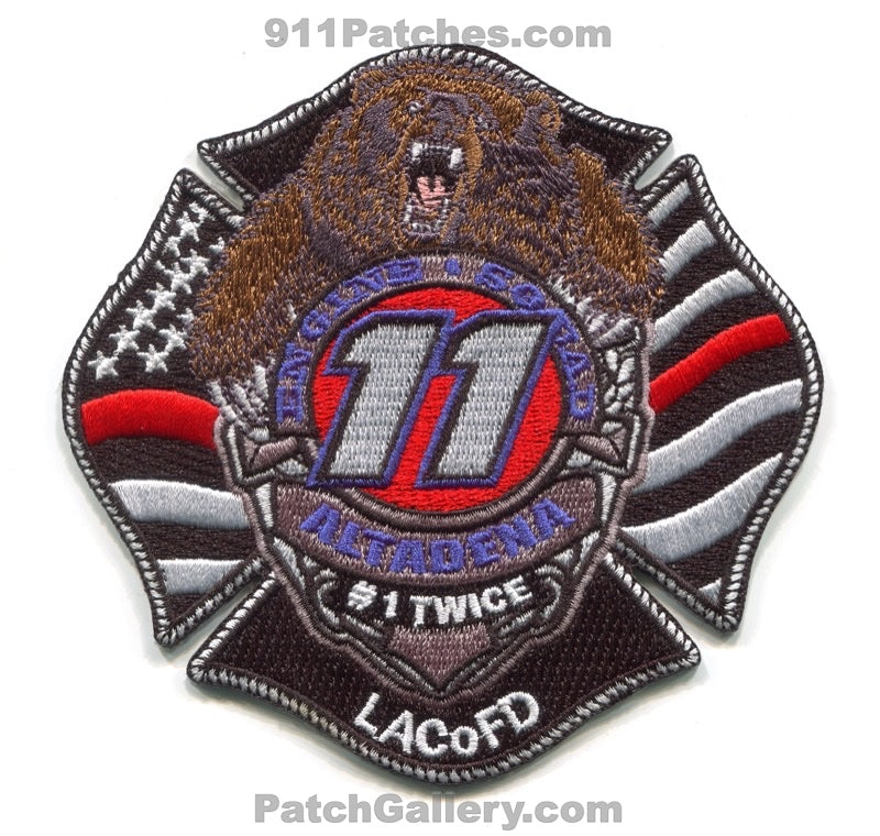 Los Angeles County Fire Department Station 11 Patch California CA