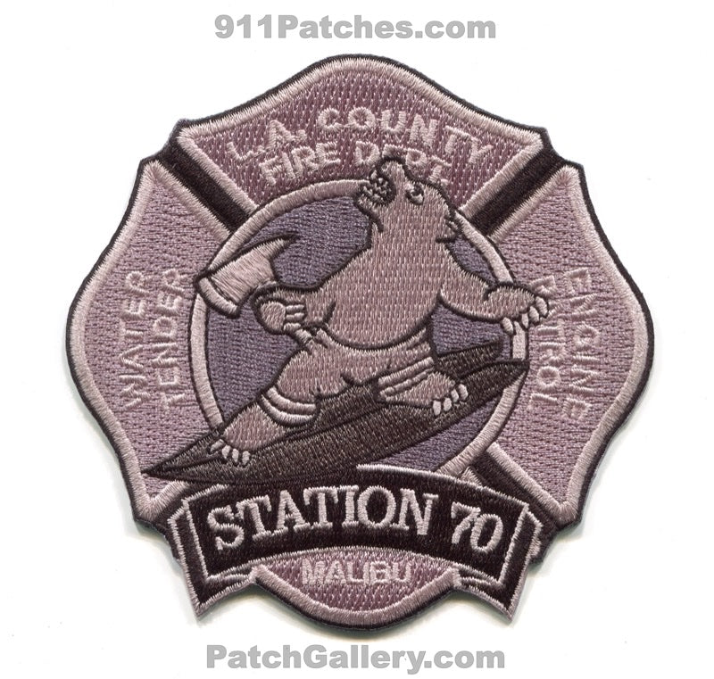 Los Angeles County Fire Department Station 70 Patch California CA