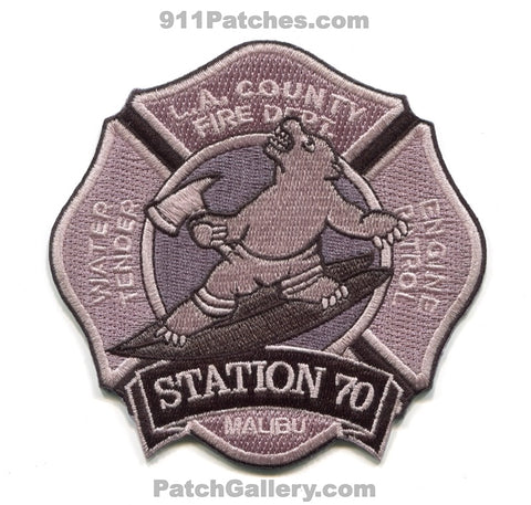Los Angeles County Fire Department Station 70 Patch California CA