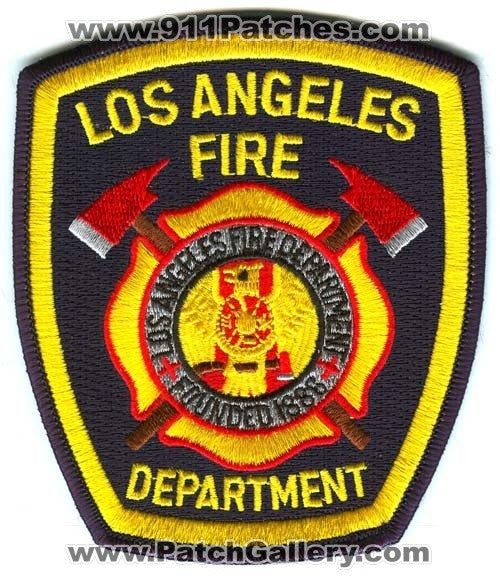 Los Angeles Fire Department Patch California CA